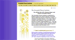 Desktop Screenshot of groundedtheory.com